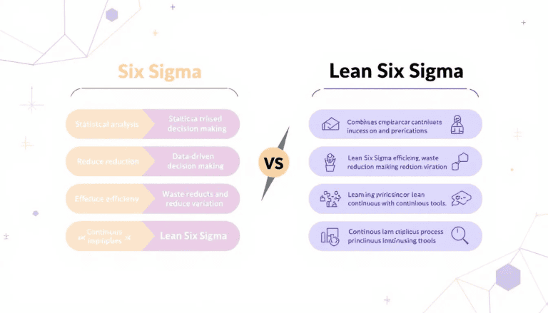Understanding the Key Differences Between Six Sigma and Lean Six Sigma for Optimal Business Process Improvement